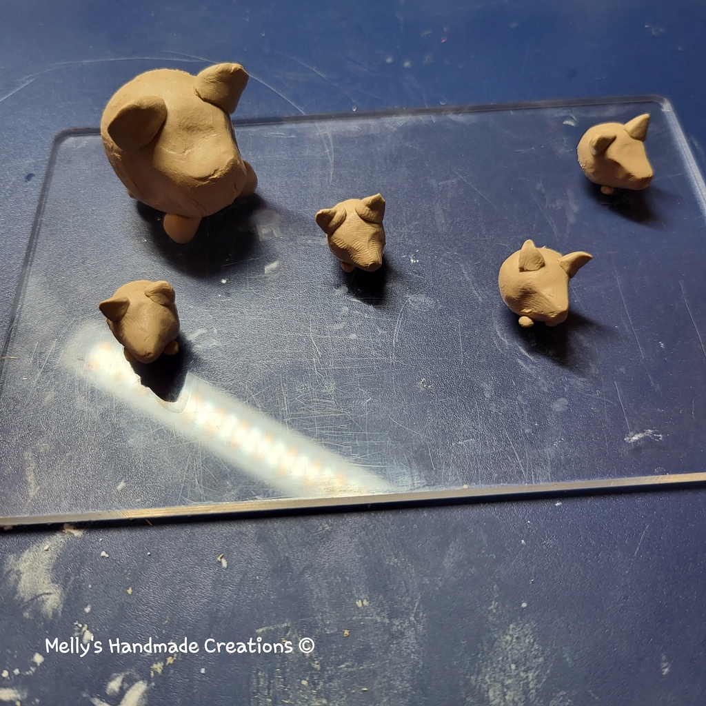 Showing my handmade work in progress 