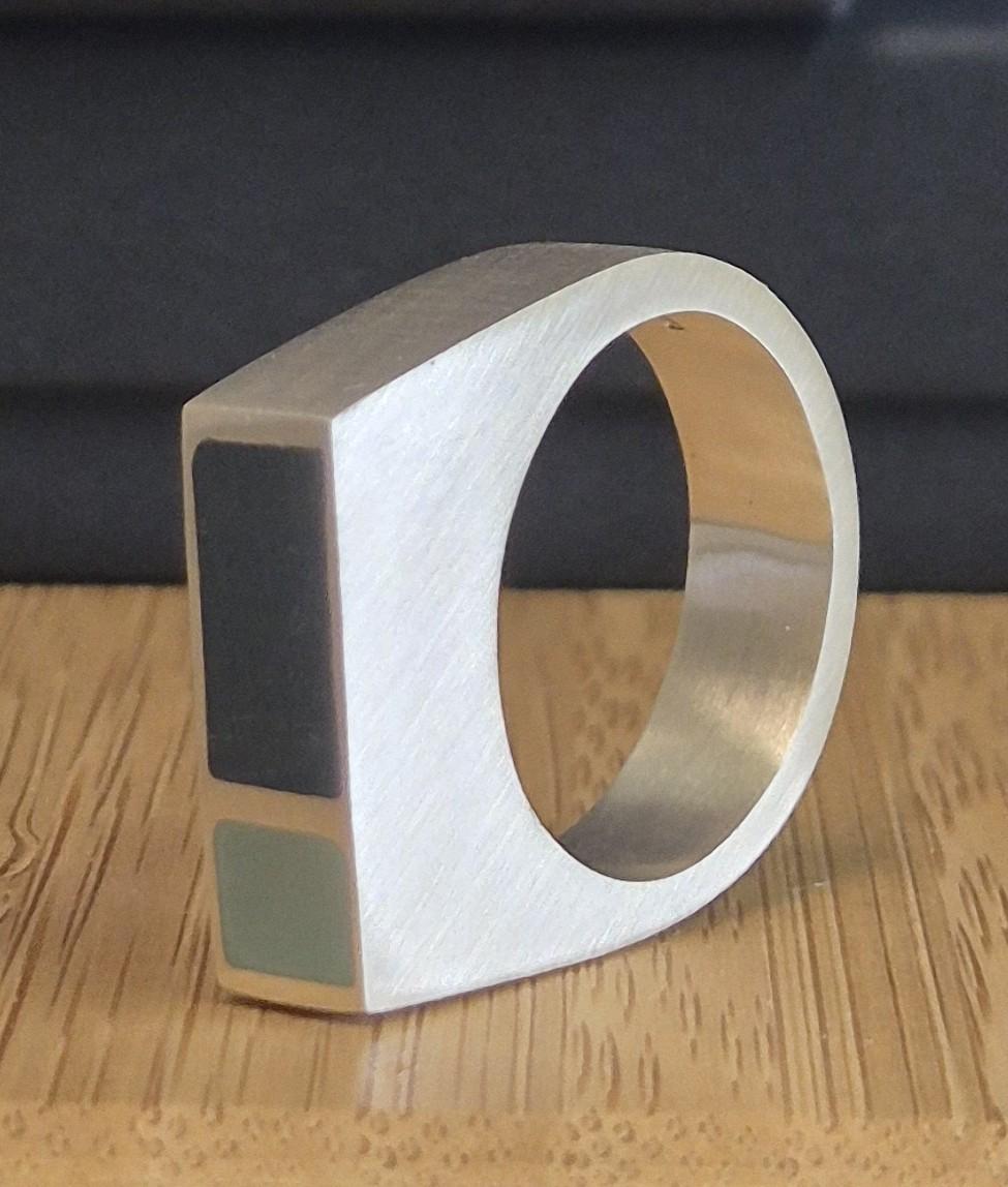 Silver & Resin Rings