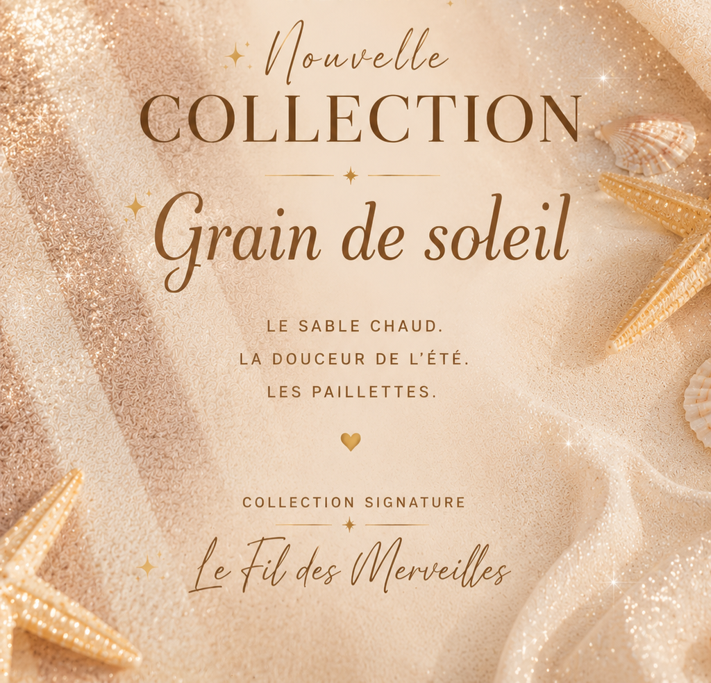 Une collection d'été qui sent bon le sable chaud, la douceur de l'été et les paillettes