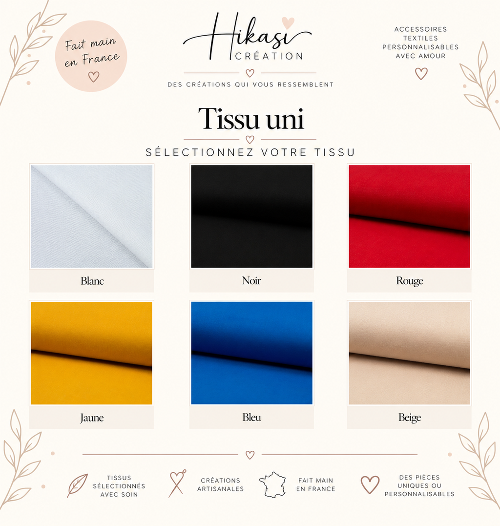 Tissu Uni