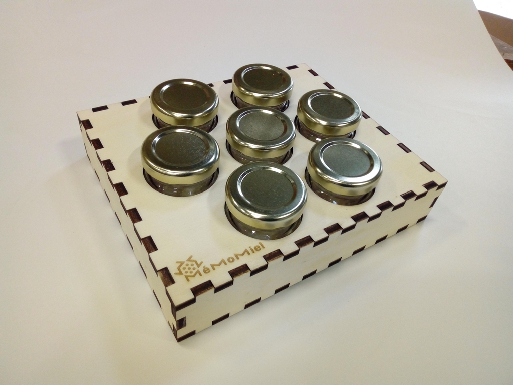 Photo présentoir 7 miels