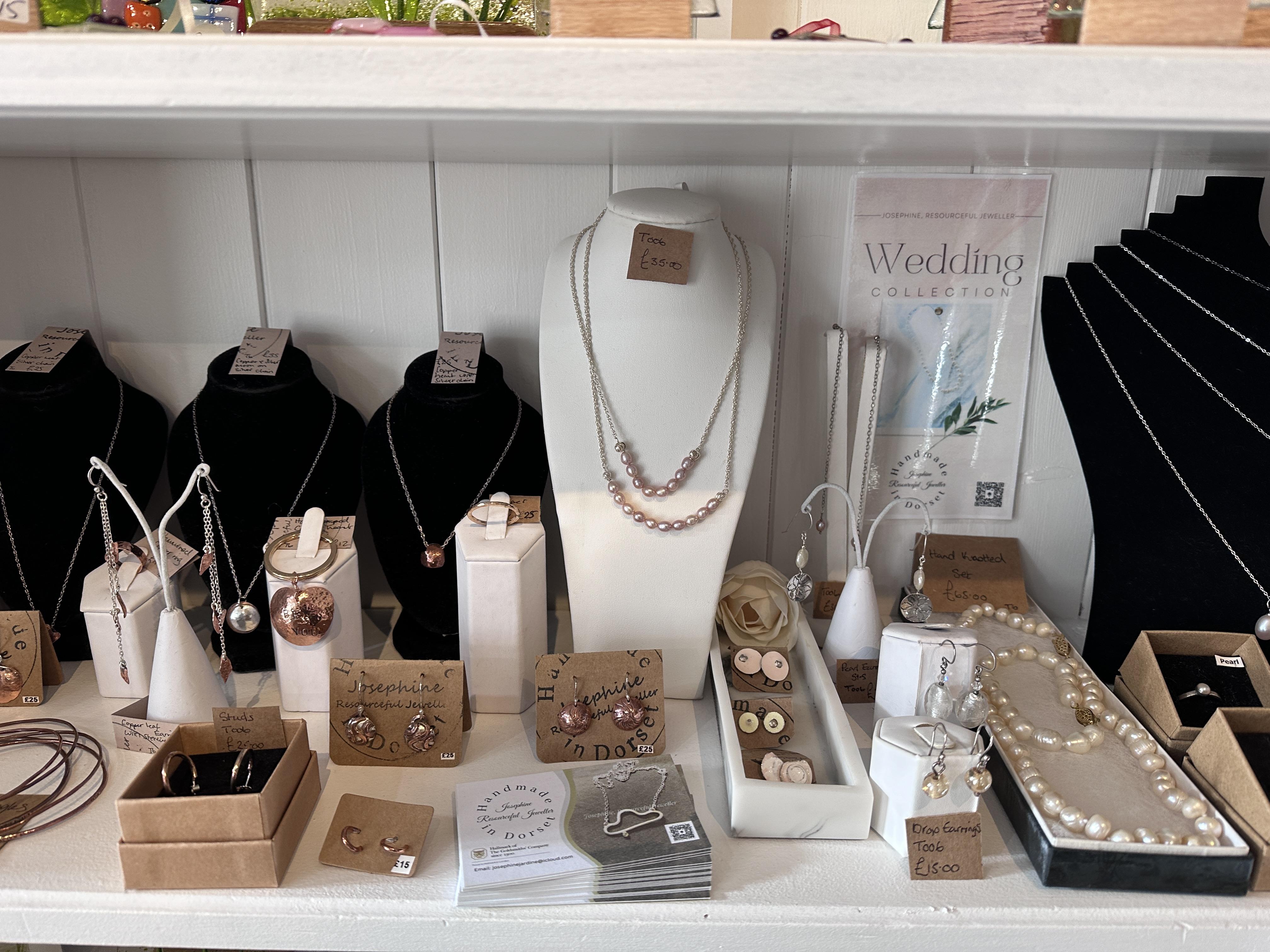 Want to physically see my handmade jewellery collections?
