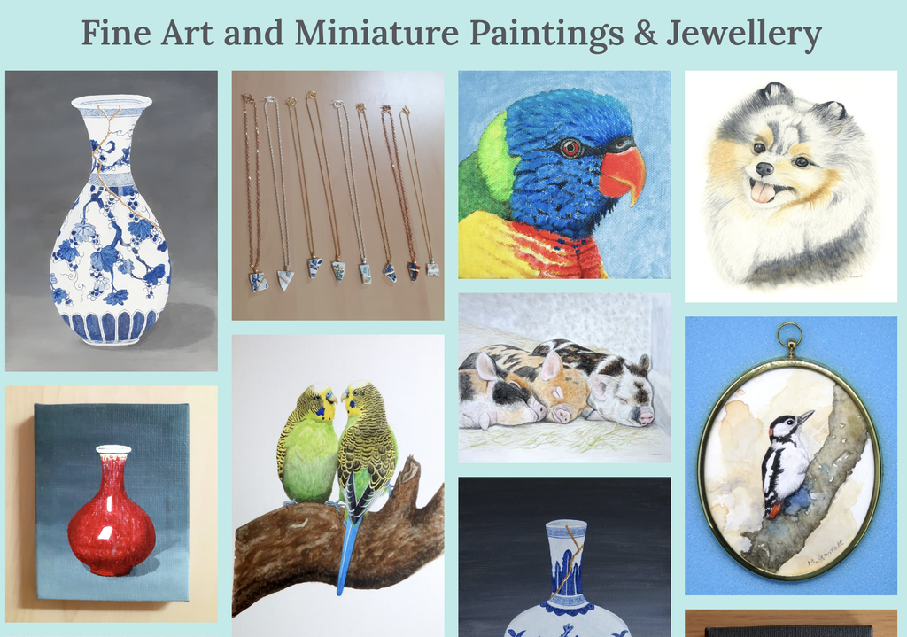 Mandy Garratt Artist - montage of my work