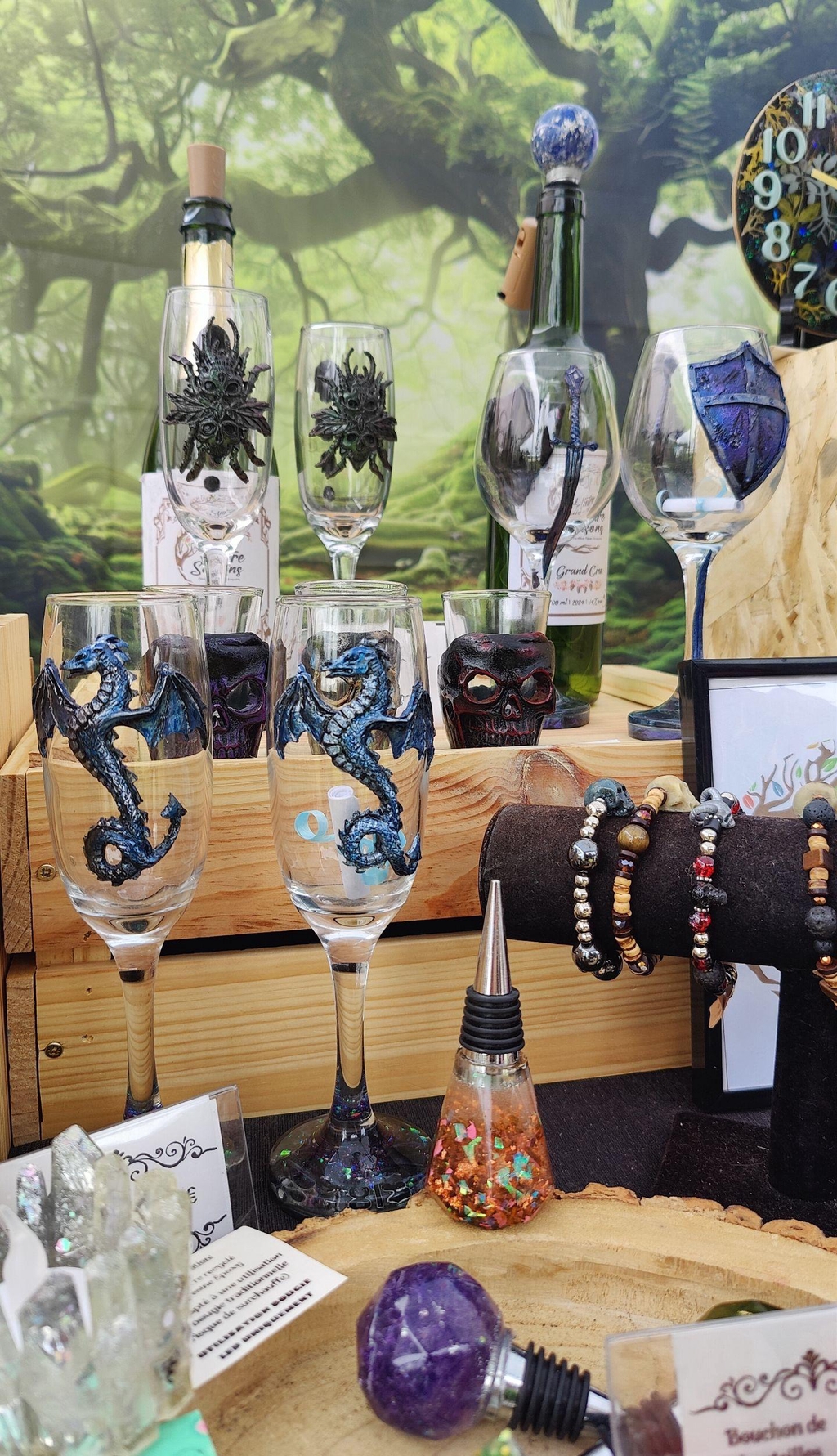 Décorations, Bijoux & Accessoires. Créations artisanales uniques en matériaux Naturels et Recyclés. Medieval, fantastique et féerique.