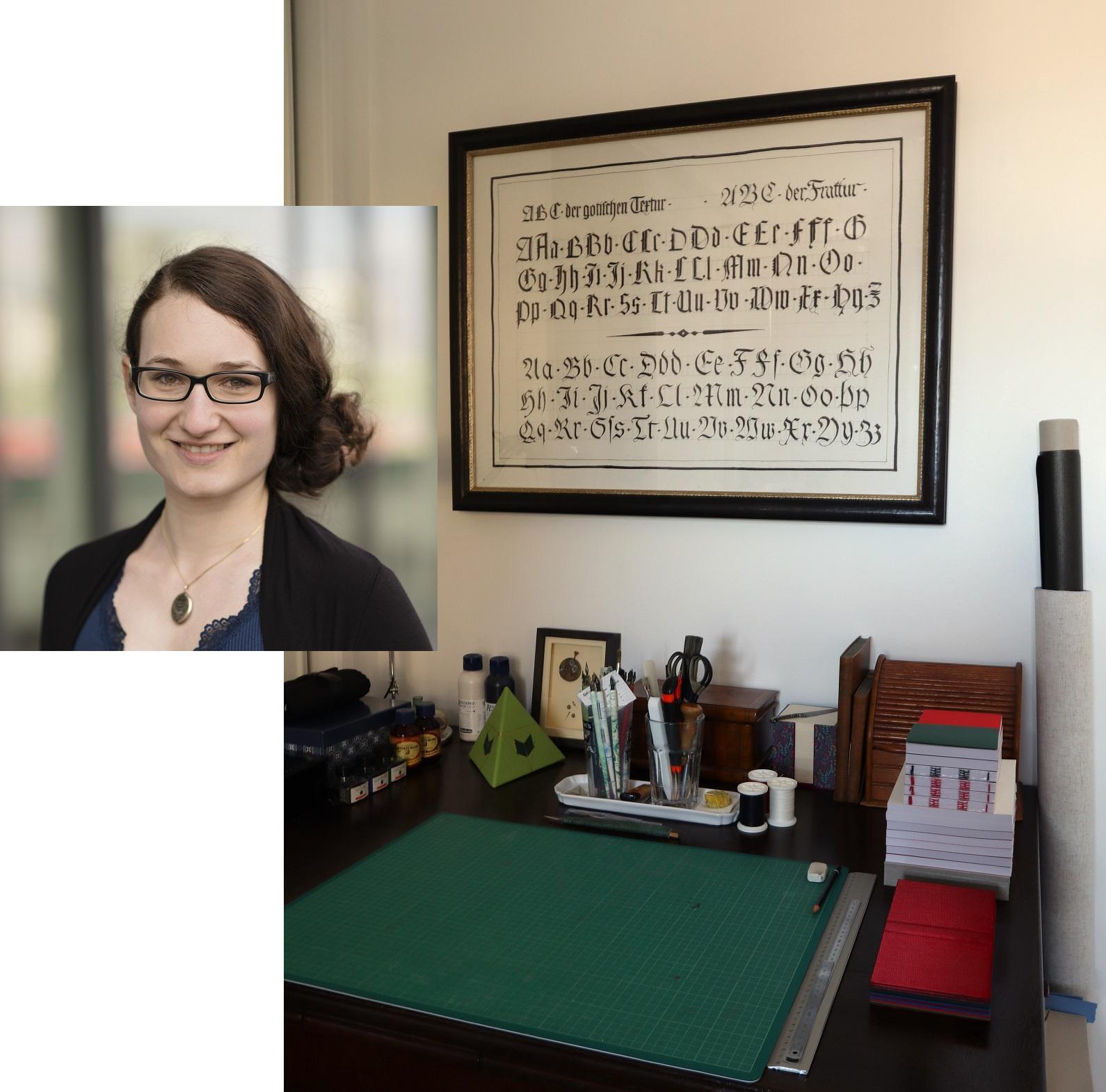Brief introduction of bookbinder and owner Hanna