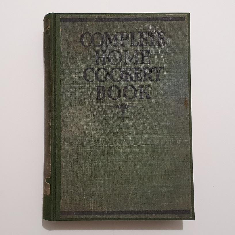 The book after the repair. Showing off its new cover with the preserved parts.
