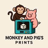 Monkey And Pig's Prints Shop!