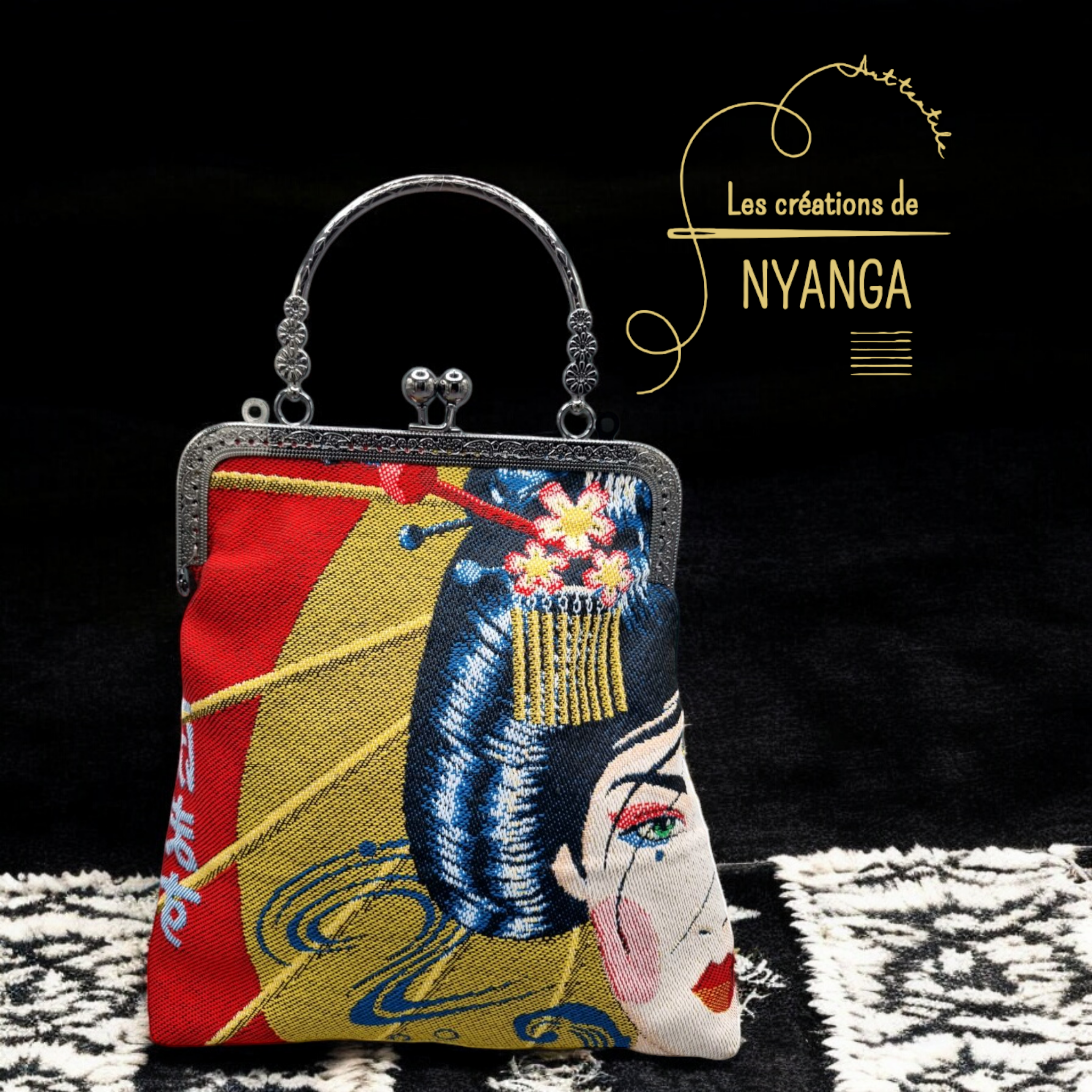 Sac soirée fermoir vintage