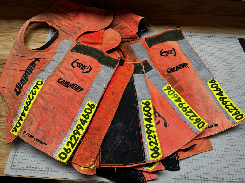 Réparation et entretien gilet de protection chien de chasse