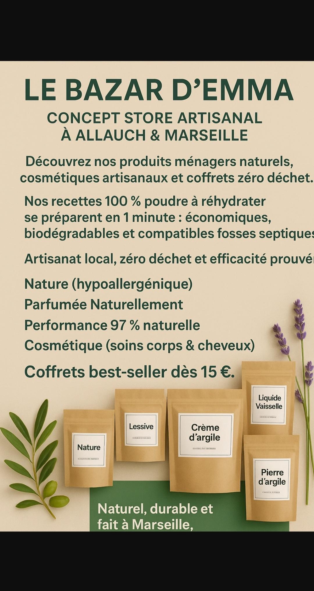 Découvrez nos gammes de coffret a réhydrater avec les produit concentrée  lessive naturel au savon marseille artisanal cuit chaudron 
produits ménagers écologiques réhydrater
coffret cosmétiques naturels hypoallergéniques
boutique éco responsable allauch