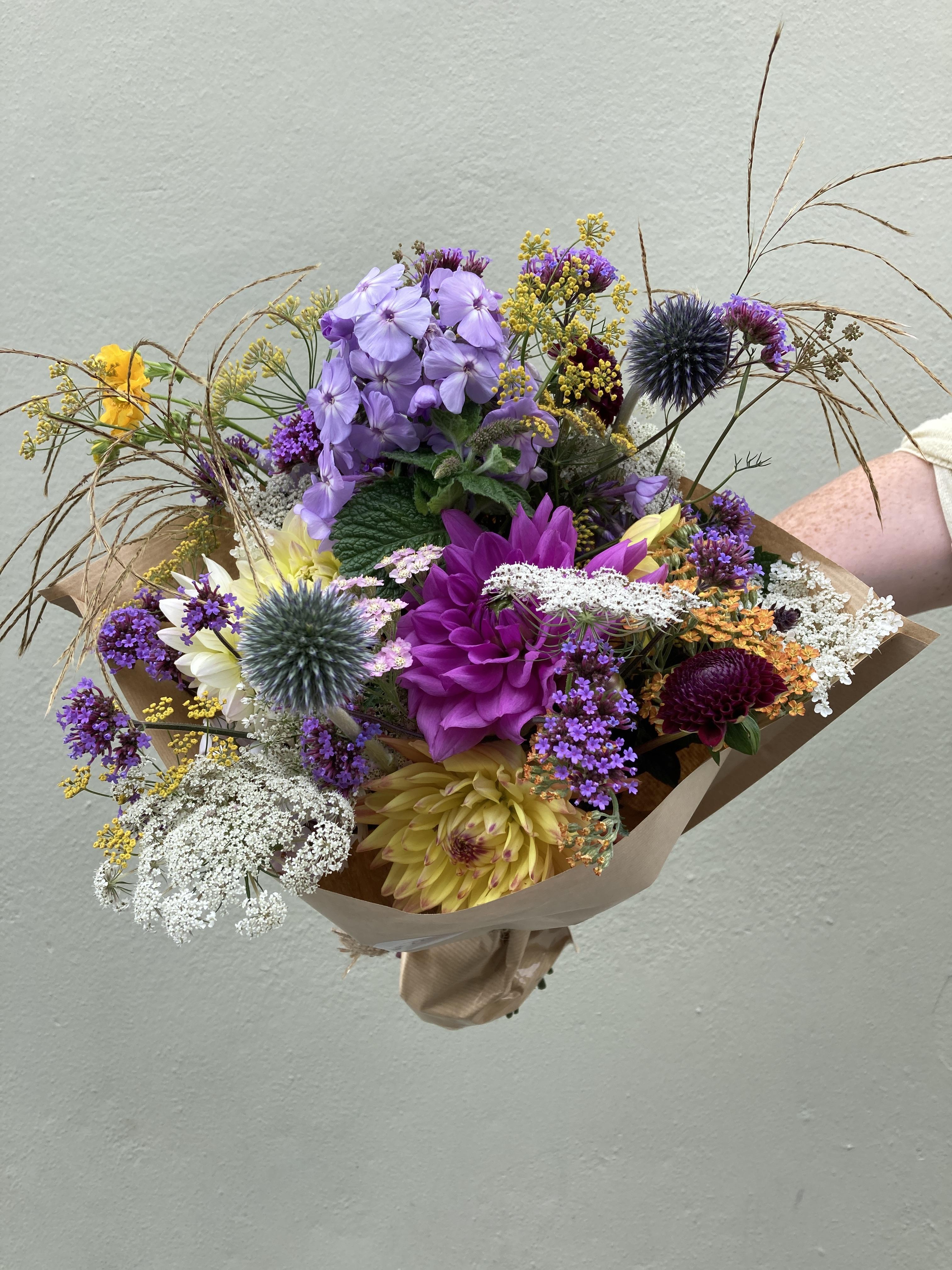 fresh, sustainable, locally grown flowers