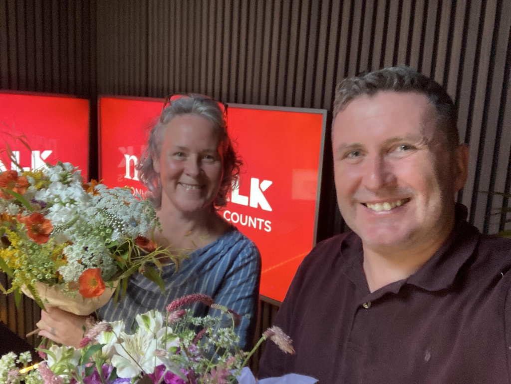 Annette on the Pat Kenny Show with Jonathan Healy in July 2025