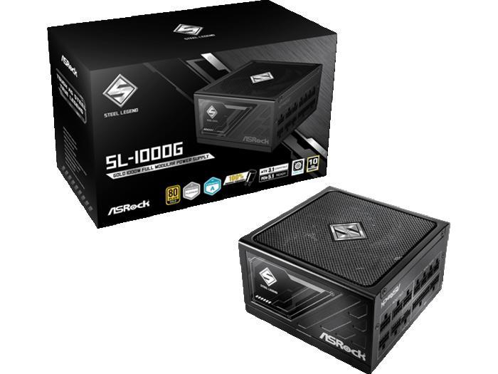 alimentatore efficiente 80+ Gold per PC gaming Alimentatore – ASRock Steel Legend 1000W Gold

● Full modular
● Preparato per piattaforme future
● Silenziosissimo
● Efficienza elevata e stabilità perfetta