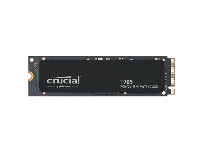 SSD NVMe per build PC veloce e reattiva SSD – Crucial T705 4TB PCIe 5.0

● Uno dei più veloci SSD al mondo
● Fino a 14.000 MB/s in lettura
● Spazio enorme per progetti 4K/8K
● Perfetto per DirectStorage next-gen