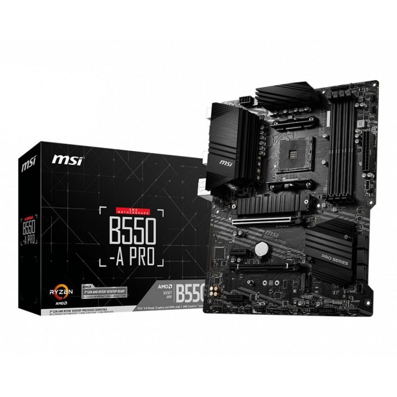 scheda madre ATX per build PC personalizzato Scheda Madre – MSI B550-A PRO