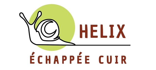 Logo de la marque Helix échappée cuir.