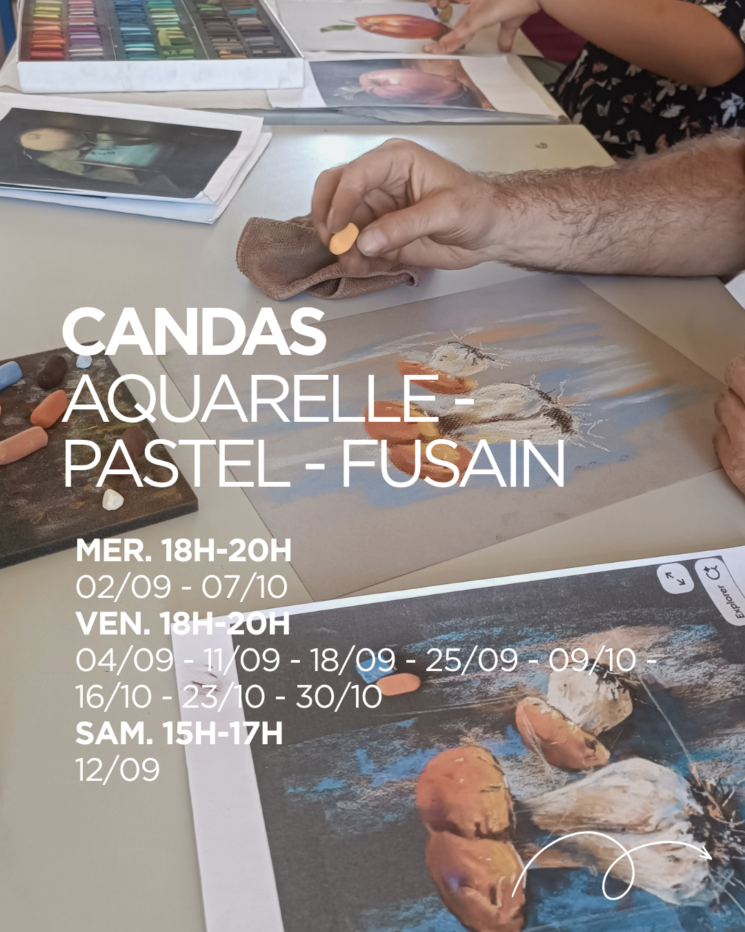 Cours Dessin et Peinture à Candas