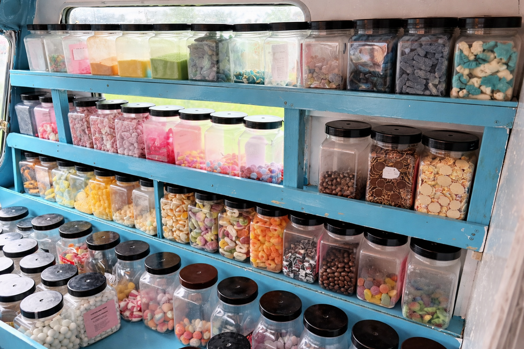 Yorkshires first fully mobile traditional sweet shop! 
