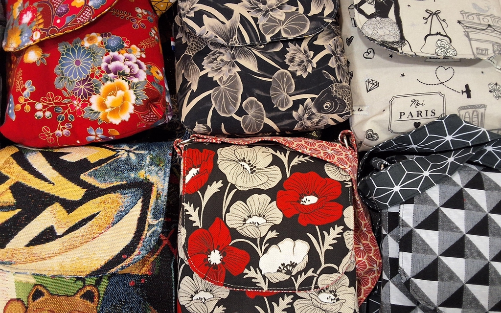 Sacoches à bandoulière unique,  fait main.