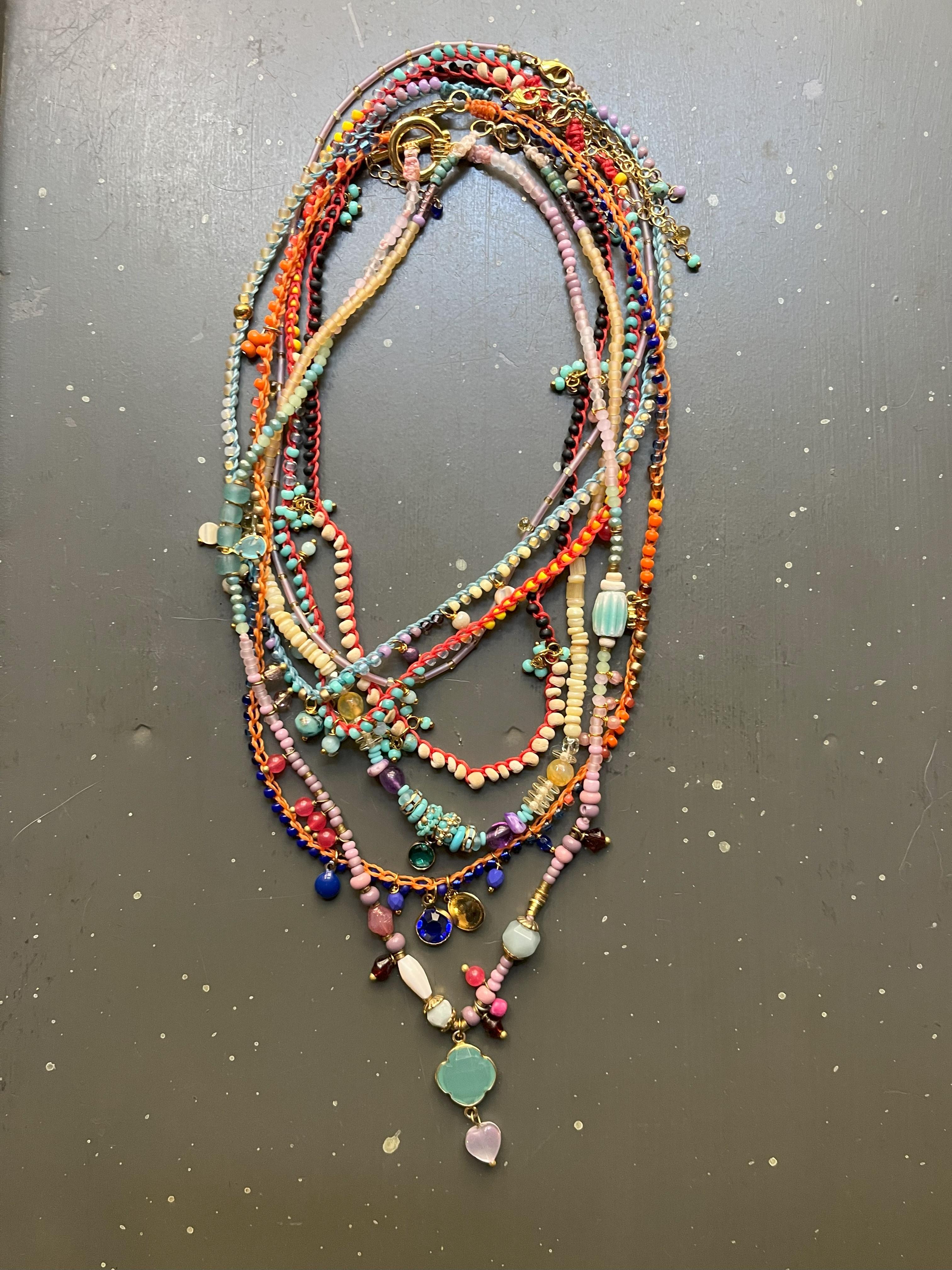 Colliers collection de perles