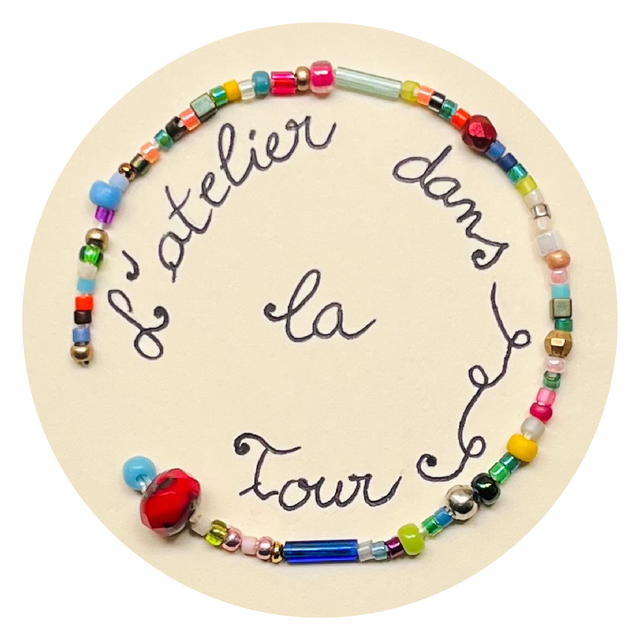 Logo de l'Atelier dans la tour fabrication de bijoux faits main en Occitanie dans l'Aude à Montséret