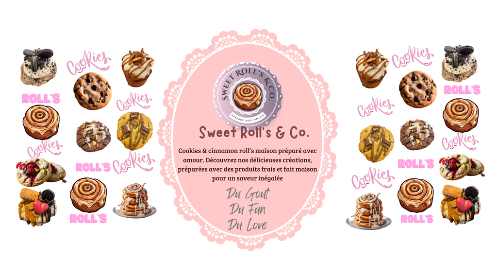 Cookies & cinnamon rolls' par commande ou sur le marché de lausanne