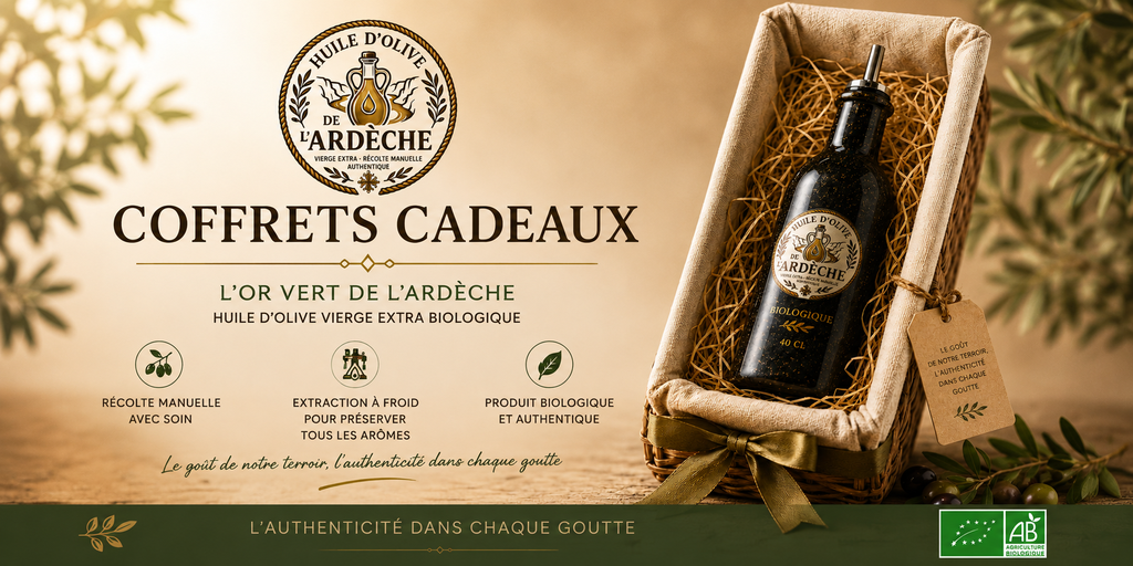 coffrets cadeaux huile d'olive bio
