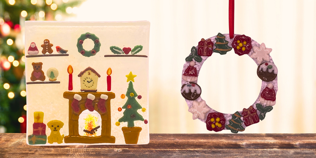 Christmas fused glass workshop
