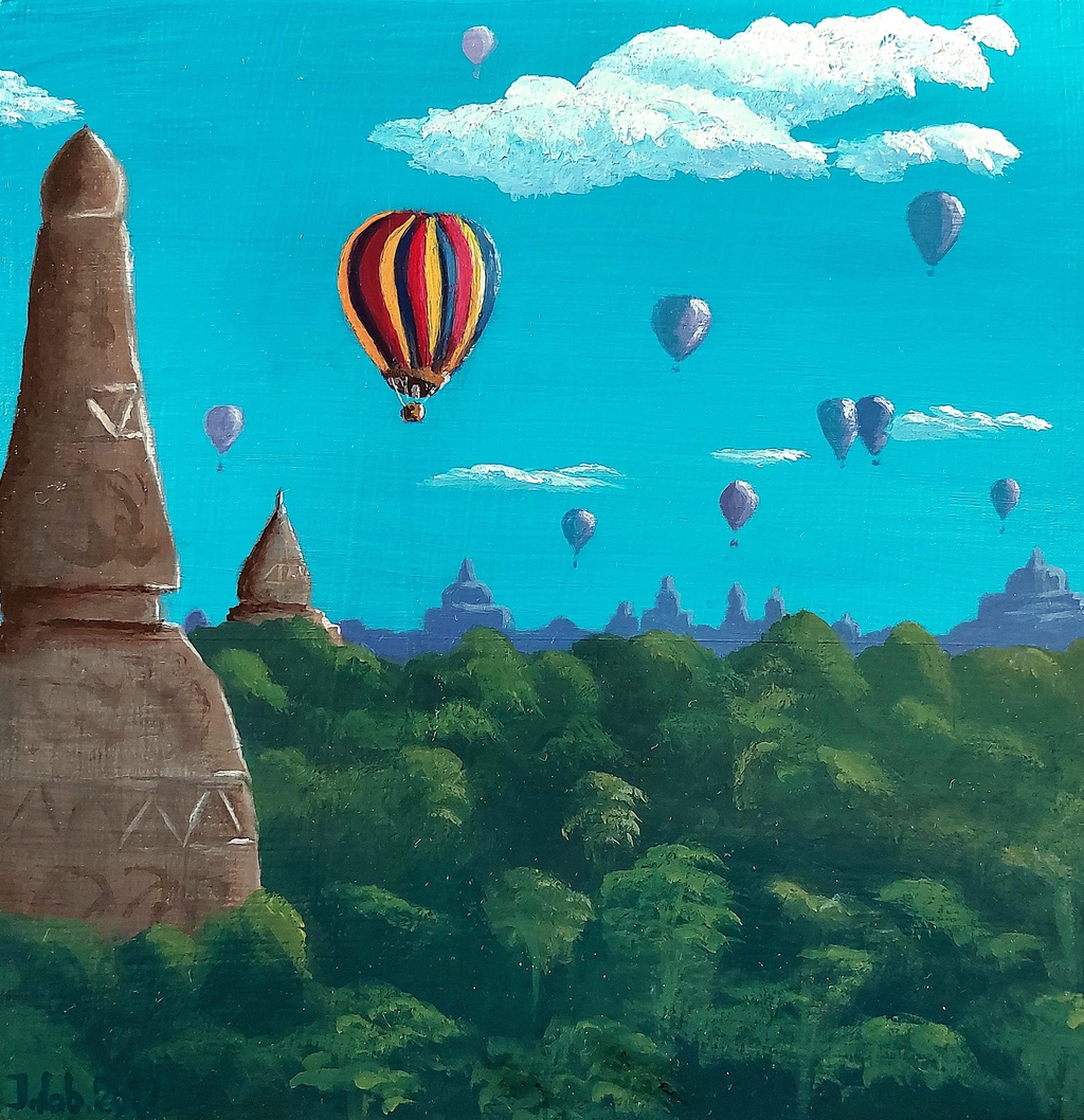 Oeuvres originales d'illustrations à l'aquarelle et peintures à l'huile et à l'acrylique.