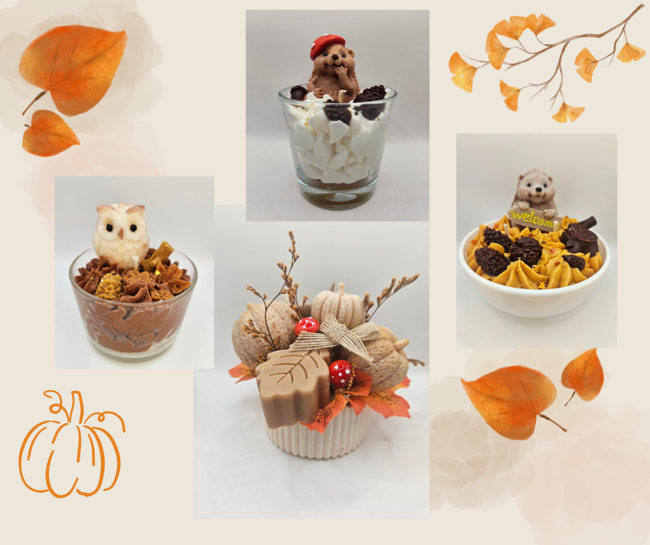 Des créations parfumées pleine de douceur... et un peu de folie