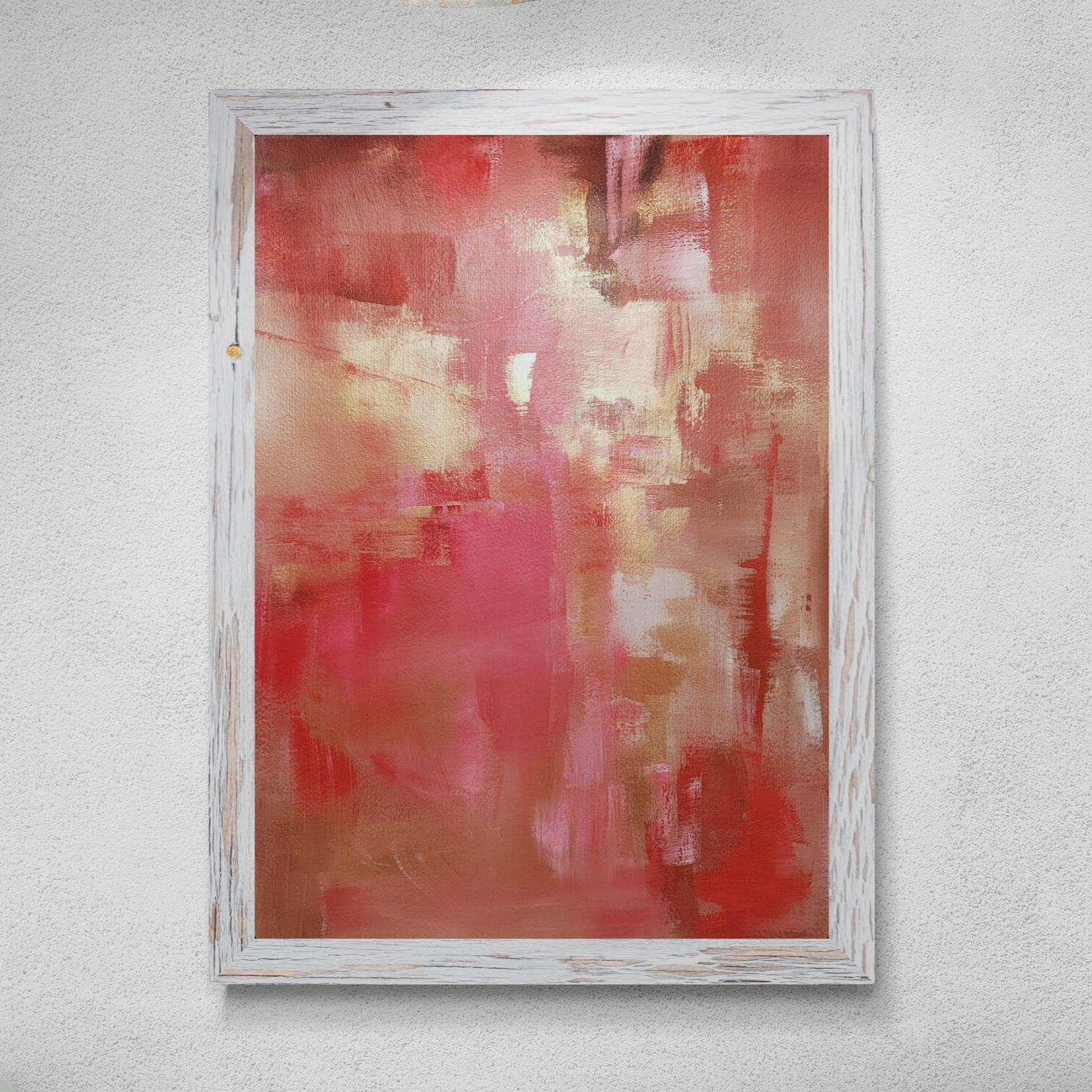 Original abstract paintings on paper