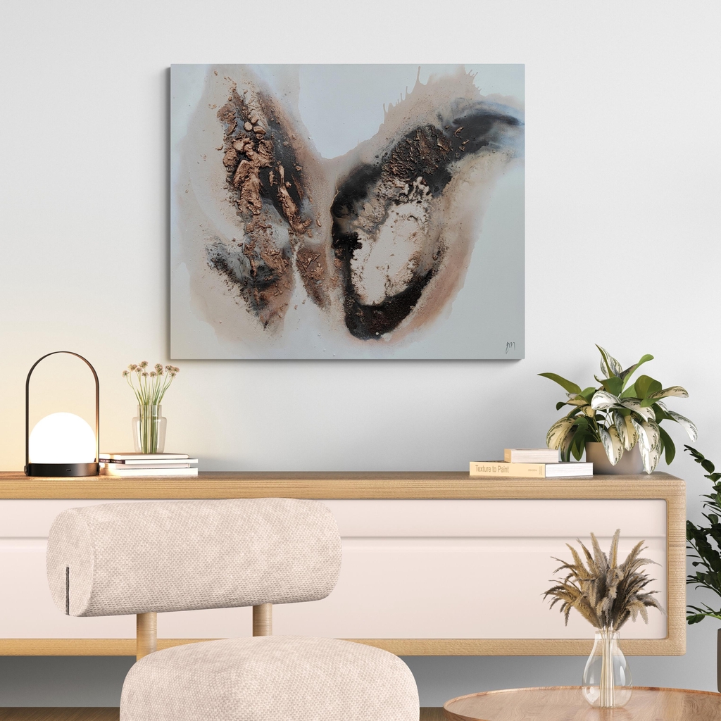 Explore oversized artworks on canvas