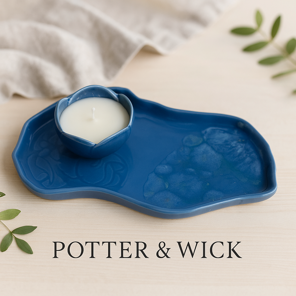 What began as a love for making things by hand has grown into a way of creating pieces that feel meaningful, lasting, and kind to the earth. From our small studio in Co. Wexford, we handcraft each ceramic vessel with care, embracing the beauty of natural imperfections that make every piece one of a kind.

We wanted our candles to be more than just a source of light and scent — we wanted them to be part of your home. That’s why we fill each vessel with natural soy wax and clean fragrance oils, free from parabens and phthalates. When the candle has finished burning, the vessel lives on, ready to be reused and treasured in new ways.

For us, it’s about slowing down, honouring craft, and creating something that connects people to the simple joy of handmade objects. Every candle carries a little piece of Co. Wexford — and a lot of heart.