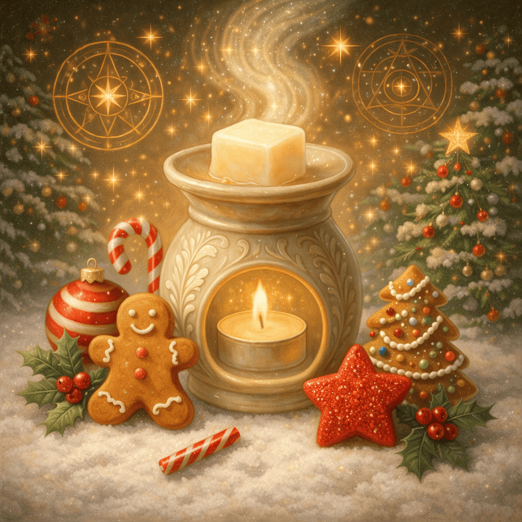 Fondant artisanal parfumé de Noël : senteurs sucre d'orge, sapin, pain d'épices...