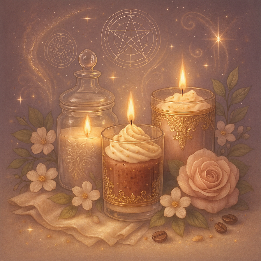 bougies parfumées gourmandes artisanales