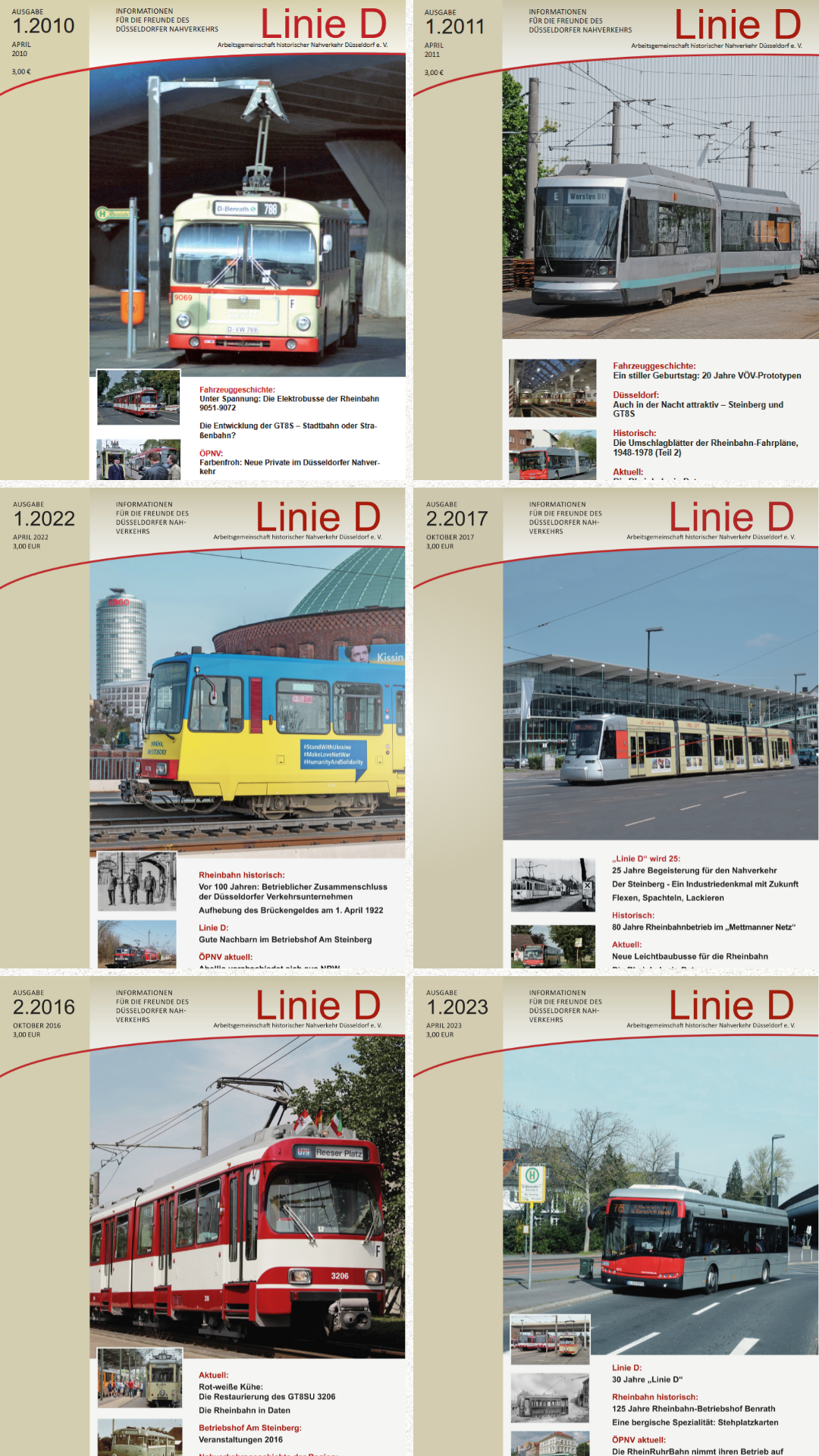 Linie D Zeitschriften