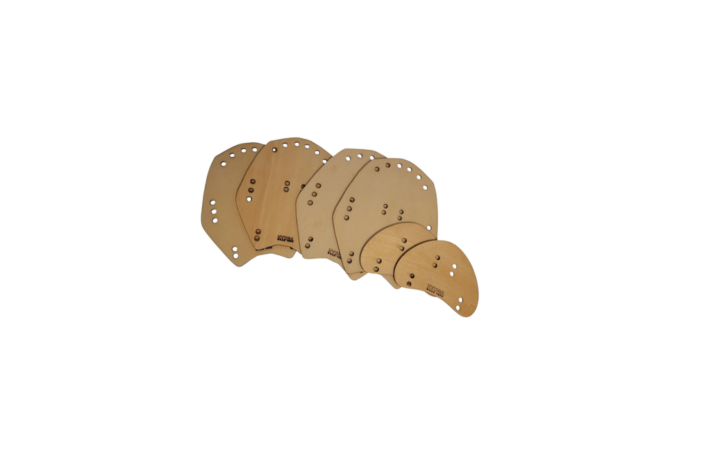 Plaquettes de natation en bois
