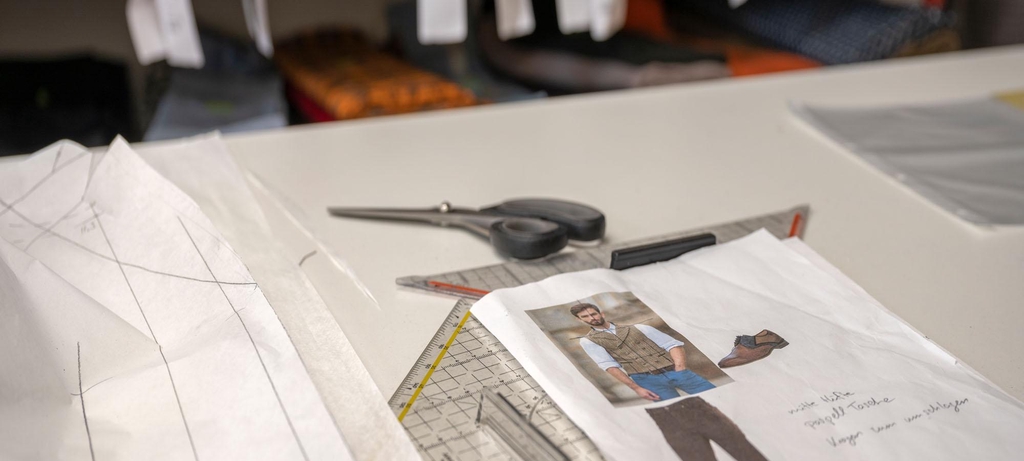 Bild von der Planung für ein die Anfertigung eines Einzelstückes