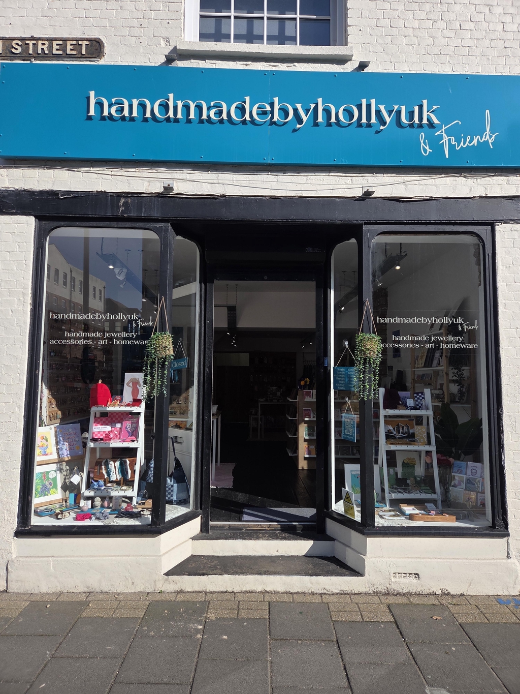 Outside Of Handmadebyhollyuk & Friends In Worthing Which Is A Curated Handmade Gift Shop