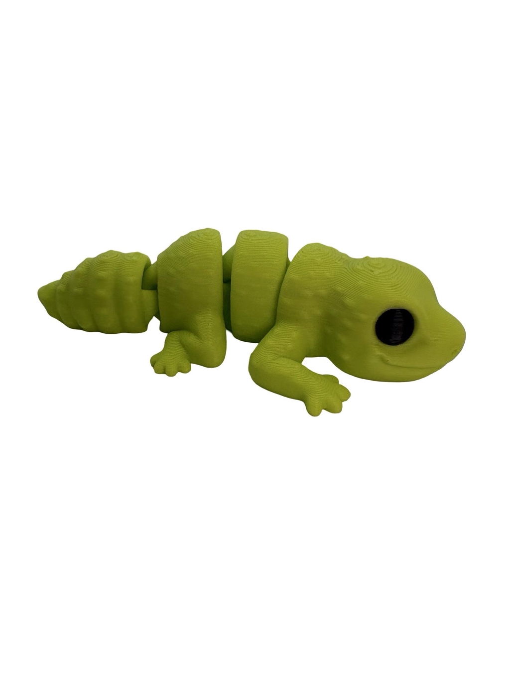 Green gecko lizard  – £1
One of hundreds of 3D-printed designs to choose from.
