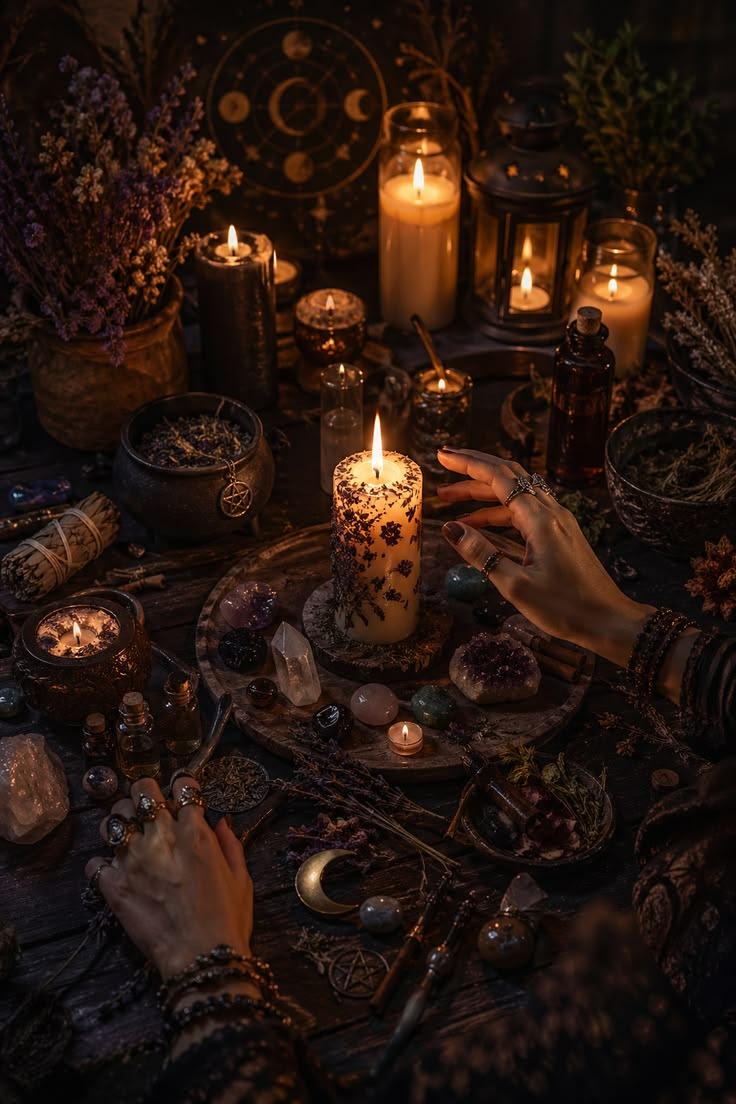 Rituels, Bougies ésotériques , Bougie neuvaines