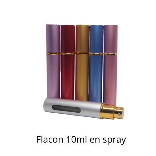 Senteurs pures vous propose une large gamme de parfums et de musc (même texture qu'un parfum classique) sans alcool, ni alcool dénat. 

Flacon 10ml en spray