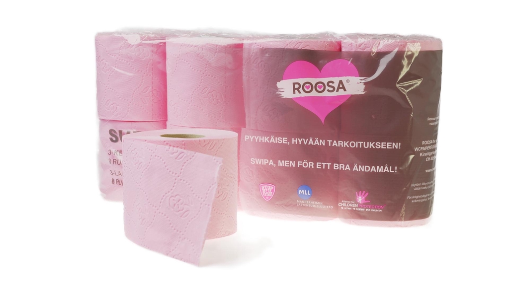Tilaa pinkkiä Roosa® Supersoft wc-paperia kätevästi verkosta!