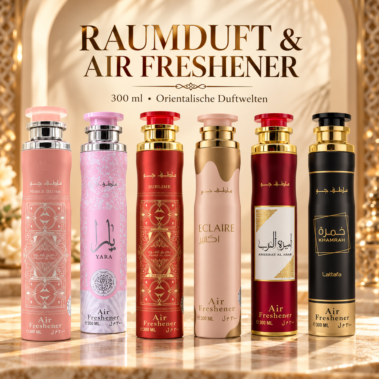 Air Freshener & arabische Raumsprays | Lá Rosé