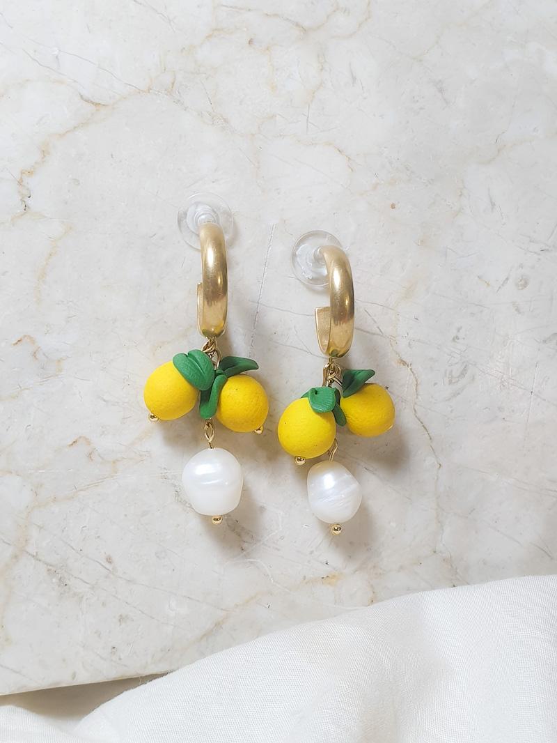 PENDIENTES ARTESANALES DE ARCILLA POLIMÉRICA