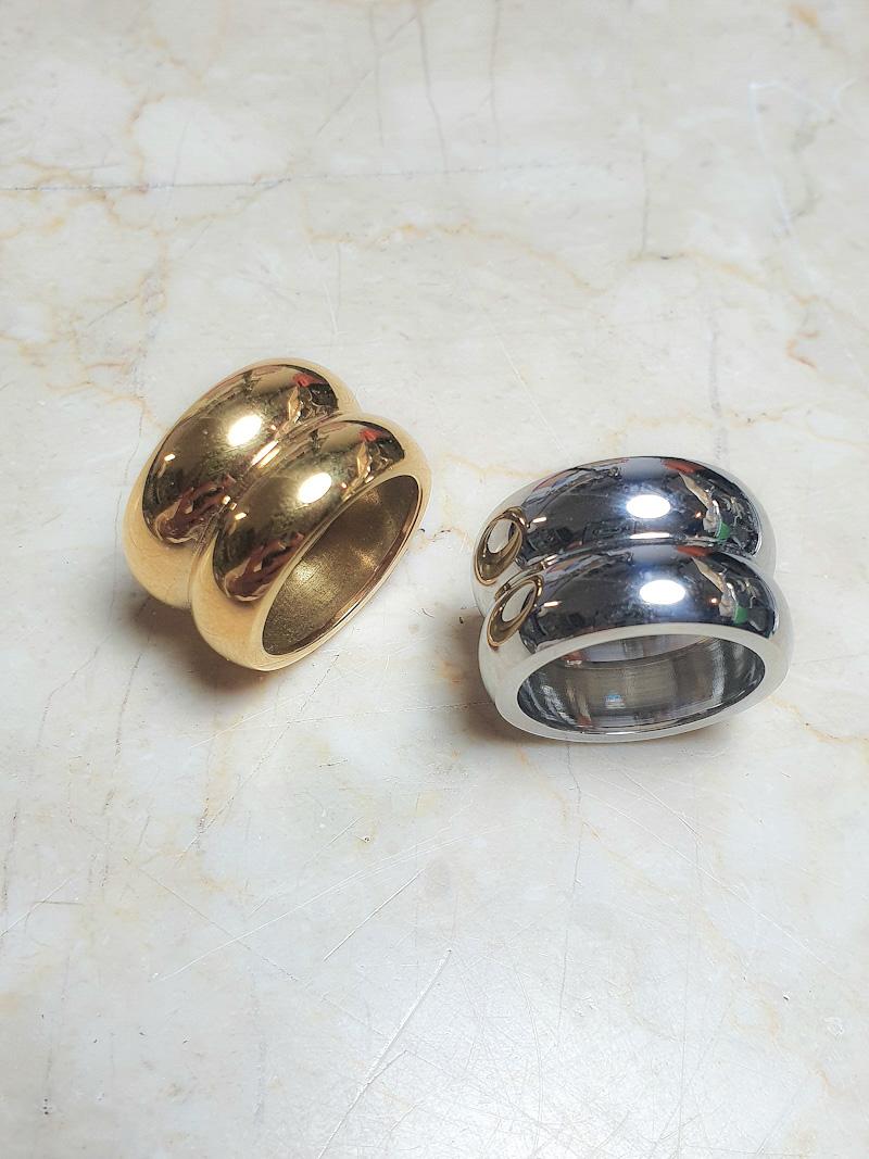 anillos de acero inoxidable