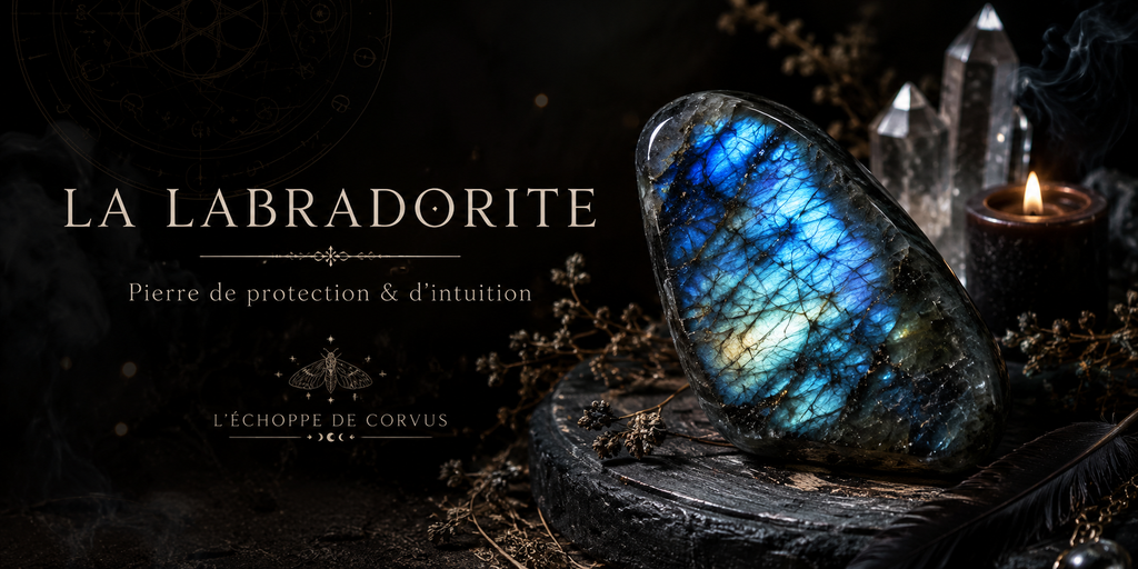 Image de labradorite avec son titre