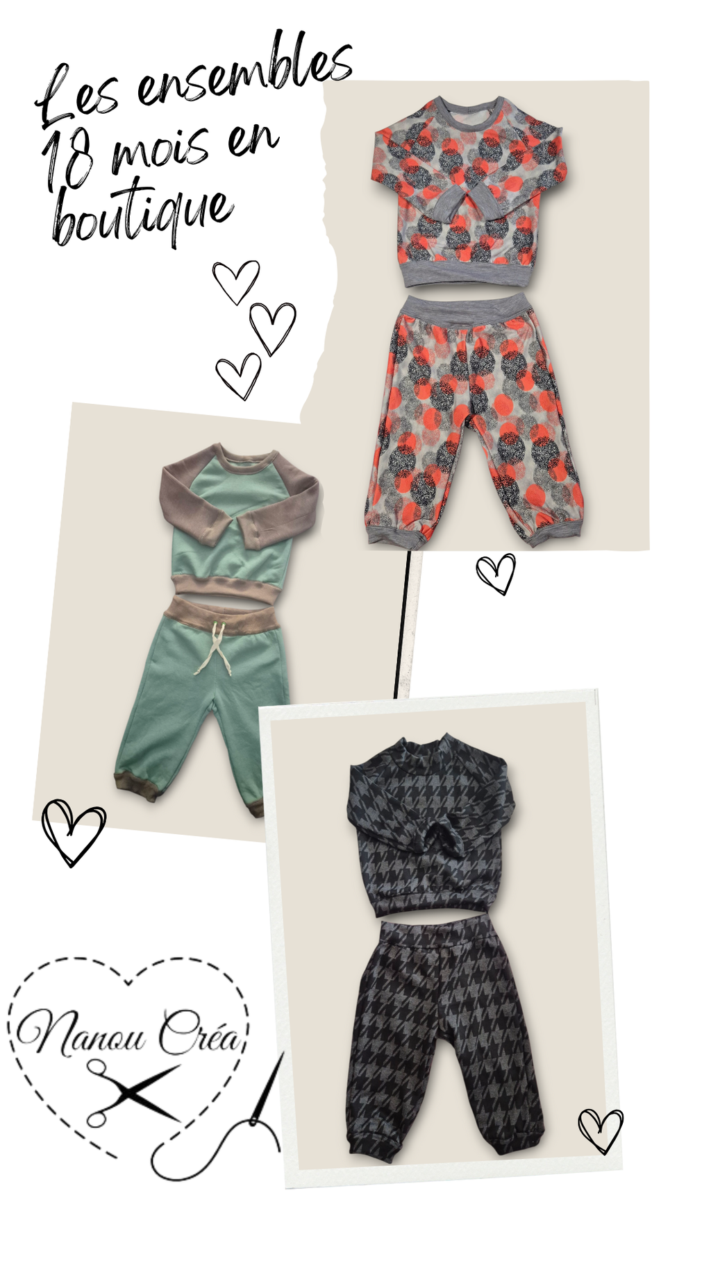 Ensemble 12, 18, 24 mois