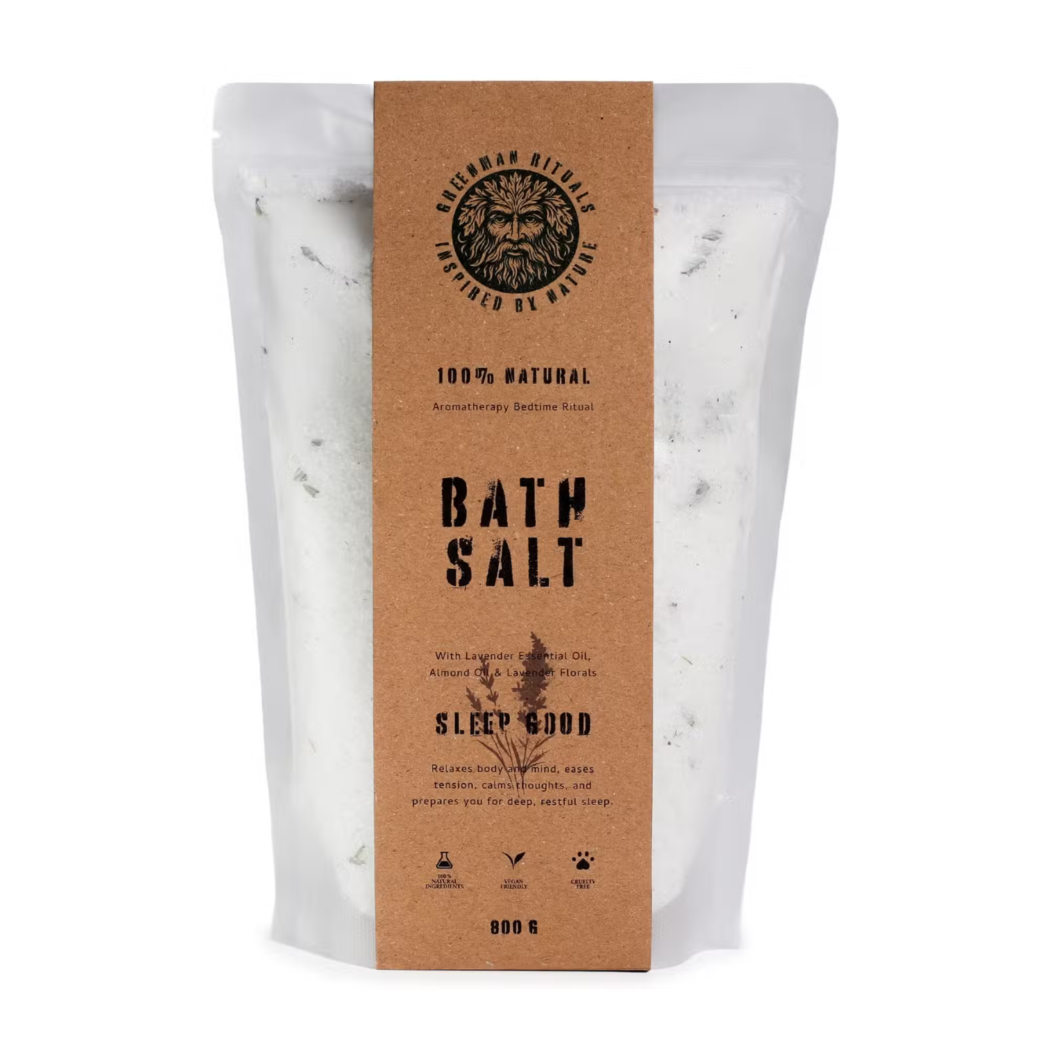 Greenman Rituals
Aromatherapy Epsom Bath Salt for sleep and evening relaxation.