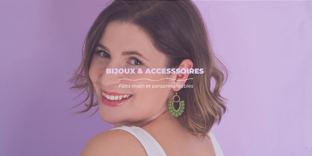 Collection printemps 2026 intitulée Bal de printemps de la marque de bijoux et accessoires faits main et personnalisables Nuance Création par Danaé